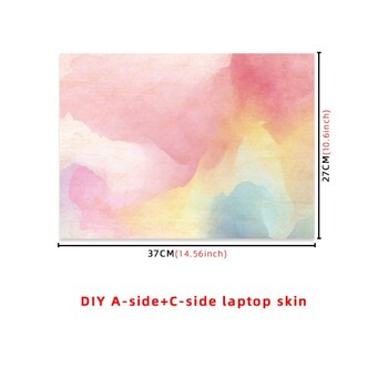 Αυτοκόλλητα φορητού υπολογιστή DIY Skins A+C Side αδιάβροχο Ultrabook Διακοσμήστε τις οπές εξαερισμού Decal για Macbook /HP / Dell / Lenovo / Acer / ASUS