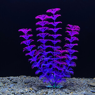 7,08 palcová simulácia akvária, rastlina, umelá dekorácia, rastliny, ornament, voda, tráva, miska na ryby, plastová dekorácia 18 cm