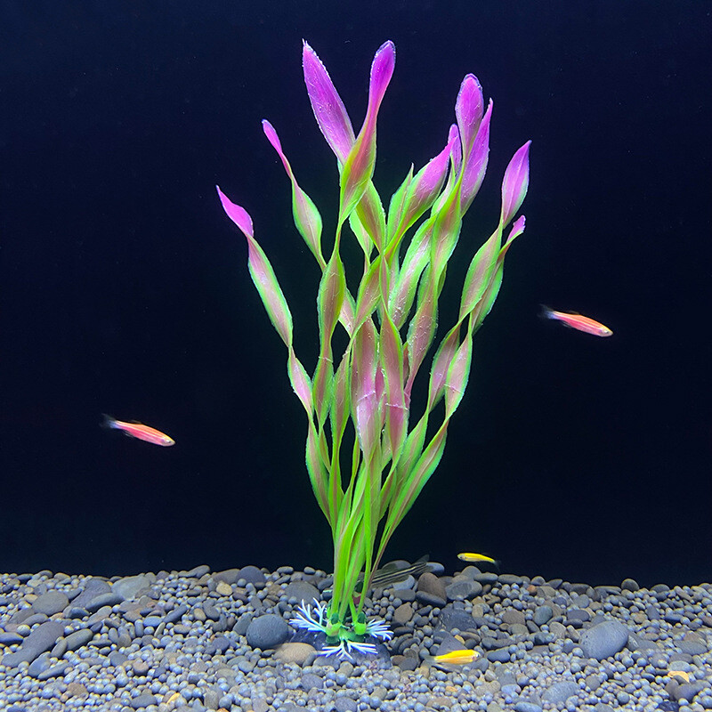 7,08 palcová simulácia akvária, rastlina, umelá dekorácia, rastliny, ornament, voda, tráva, miska na ryby, plastová dekorácia 18 cm