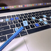 Krāsainas universālas tastatūras uzlīmes, datora tastatūras nomaiņas uzlīmes Tastatūras burtu uzlīmes Nekrītošas, neatstāj pēdas