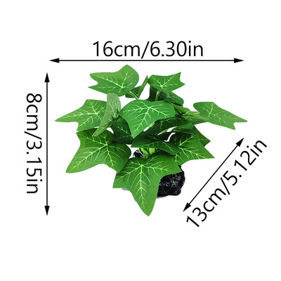 1 vnt tikroviški dirbtiniai vandens augalai terariumo dekoravimui Šilko dirbtinė žalia tikroviška žuvų bako dekoravimui, papuošalas vėžliukui