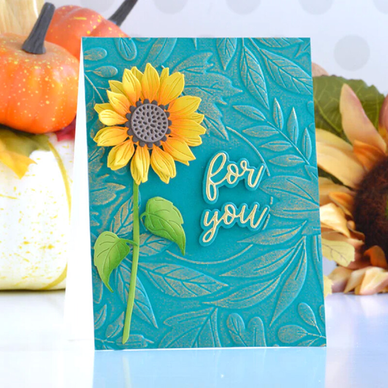 Stil nou 2024 - Serenade de toamnă Clasic 3d Relief Sculptură Folder, Diy Hârtie Decupaje Mold Transparent Placă de Plastic Design, Scr