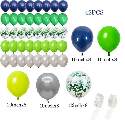 Mornarsko plava balonska vijenca s lukom Bijeli tirkizni balon Vjenčanje Dječji tuš Zaruke Dekoracija za proslavu prvog rođendana za djecu