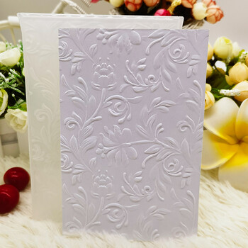 Νέος 3-d Texture Fade Embossed Folder - Tim Holtz Mini Botanical Garden, που χρησιμοποιείται για την κατασκευή καρτών Χαρτί λευκώματος Diy Διακοσμητικό προϊόν