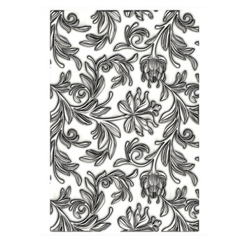 Νέος 3-d Texture Fade Embossed Folder - Tim Holtz Mini Botanical Garden, που χρησιμοποιείται για την κατασκευή καρτών Χαρτί λευκώματος Diy Διακοσμητικό προϊόν