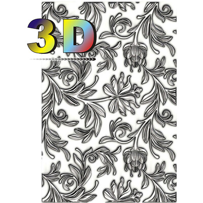 Uus 3-D tekstuuriga fade reljeefne kaust – Tim Holtzi minibotaanikaaed, kasutatakse kaartide valmistamiseks Väljalõigete albumi paberist isetehtud dekoratiivtoode