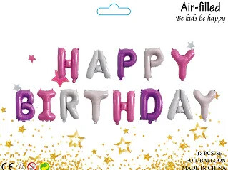 13 buc. Baloane La mulți ani Decorație pentru petrecere, auriu, negru, albastru, baloane din folie cu litere, set de baloane pentru băieți