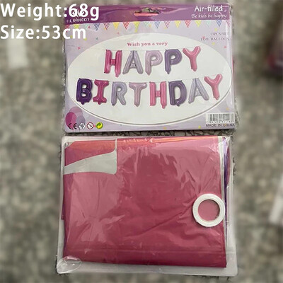 13 buc. Baloane La mulți ani Decorație pentru petrecere, auriu, negru, albastru, baloane din folie cu litere, set de baloane pentru băieți