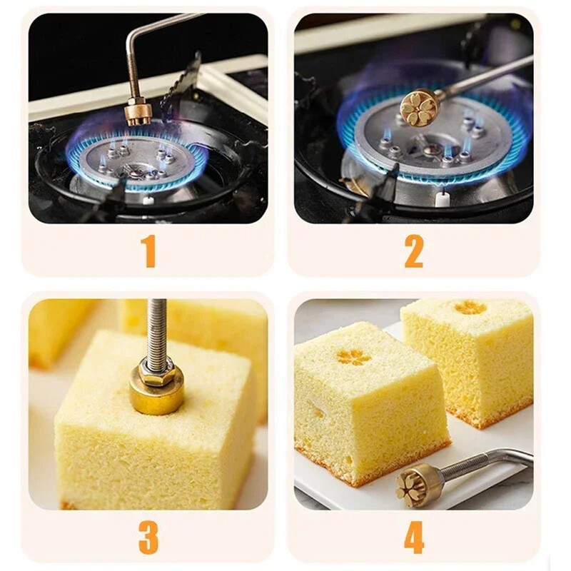 Kalup za brendiranje torte Sretan rođendan Metalni željezni pečat 3 cm Mjedena reljefna glava pečata s drvenom ručkom Pekarski kuhinjski alati za pečenje