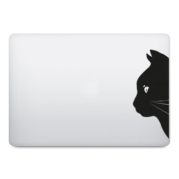 Black Cat Vinyl Laptop Sticker for Apple Macbook Decal Pro 16\