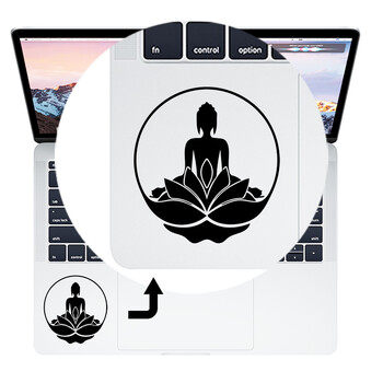 Yoga Meditation Trackpad Decal Vinyl Laptop Αυτοκόλλητο για Macbook Air 13 Pro 14 16 Retina 12 15 ιντσών Mac Keyboard Decor notebook