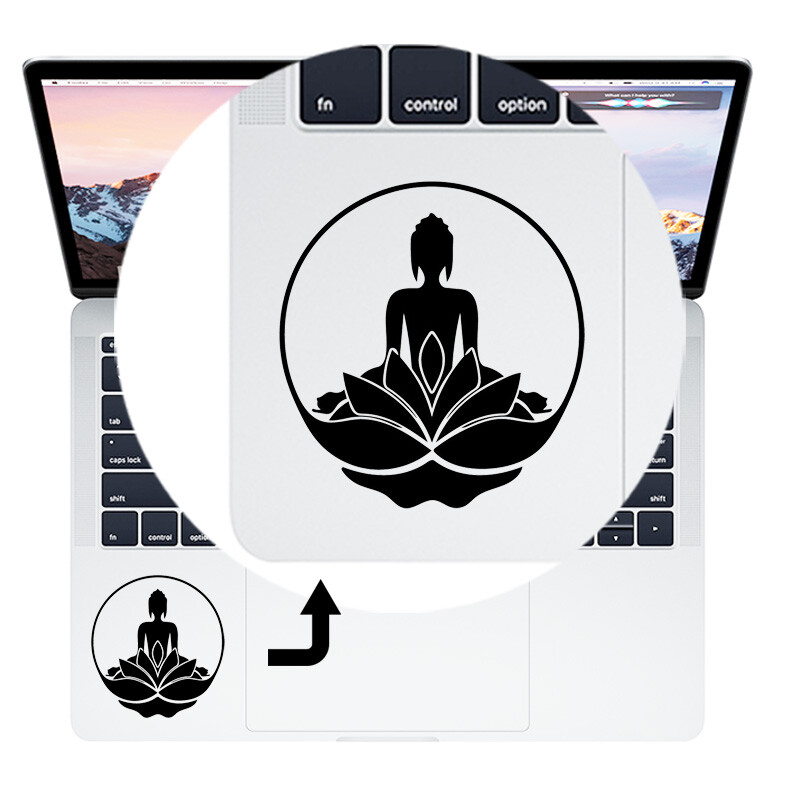 Yoga Meditation Trackpad Decal Vinil Autocolant Laptop pentru Macbook Air 13 Pro 14 16 Retina 12 15 inch Mac Tastatură Notebook Decor