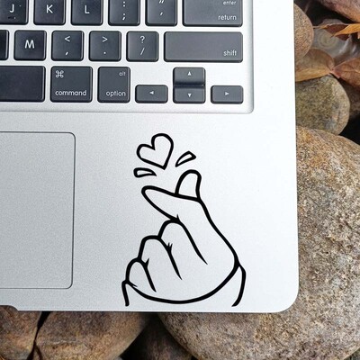Love Heart Gesture Laptop Trackpad Decal Naljepnica za Macbook Pro Air Retina 11 12 13 15 inča Mac Book Vinyl Notebook Skin Decor