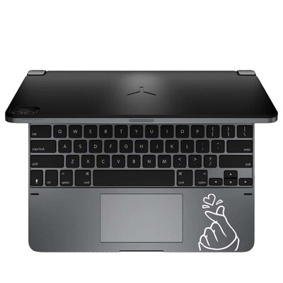Love Heart Gesture Laptop Trackpad matrica matrica Macbook Pro Air Retina 11 12 13 15 hüvelykes Mac Book vinyl notebook bőréhez