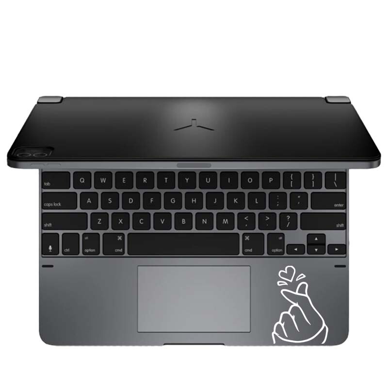Love Heart Gesture Laptop Trackpad matrica matrica Macbook Pro Air Retina 11 12 13 15 hüvelykes Mac Book vinyl notebook bőréhez