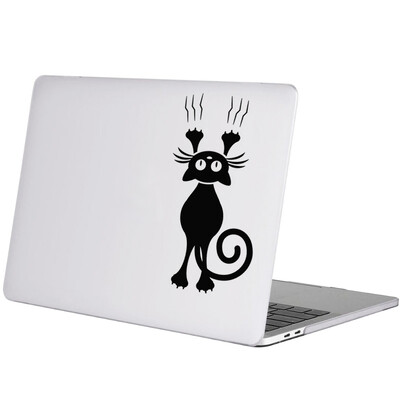 Lezecká stena, vinylová nálepka na notebook s mačkou pre Macbook 13 Pro Air Retina 15 Mac Skin Decor Tablet Notebook Obtlačok s kresleným motívom Autocollant