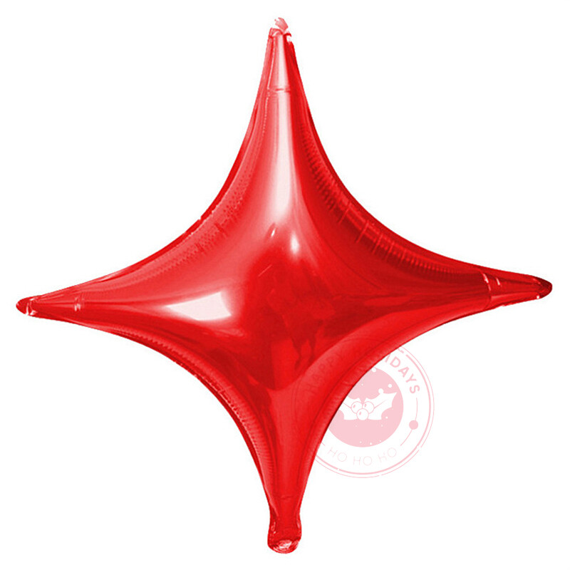 Balon cu stea cu 4 colțuri, argintiu, aur trandafir, pentru copii, decorare pentru petrecerea de mulți ani, cadou Jucărie clasică, Globo de aer pentru bebeluși