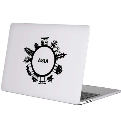 Azijos senovinio pastato nešiojamojo kompiuterio lipdukas, skirtas Macbook Pro 14 16 Air Retina 13 15'6 colių Mac Ipad Vinyl Skin nešiojamojo nešiojamojo kompiuterio lipdukas