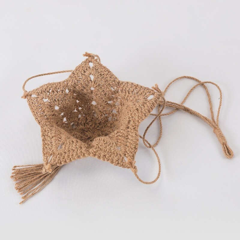 Umeraș pentru plante de in, maro/alb, frânghie de bumbac de 40 de inci, coș suspendat pentru casă, plasă de ghivece de grădină țesute acasă