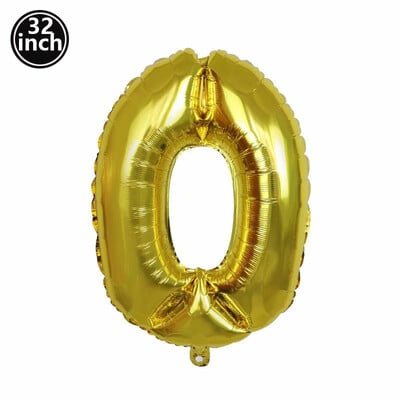 Balón 0 Číselné balóny Divoký Jeden Zelený Guľa Modrý Obrázok 0 Narodeninový Veľký Veľký 32 palcov Červená Ruža Zlatý Strieborný Čierny Farebný