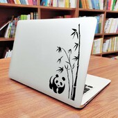 Panda bambus naljepnica za prijenosno računalo za Macbook pribor Pro 14 16 Air Retina 12 13 15 inča Mac Case Skin Vinyl Decal Decal Decor za prijenosno računalo