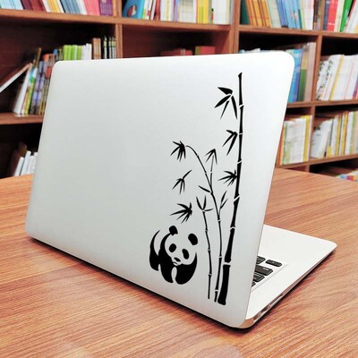 Autocolant Panda Bamboo pentru laptop pentru Macbook Accessories Pro 14 16 Air Retina 12 13 15 inch Mac Case Skin Vinyl Notebook Decal Decor