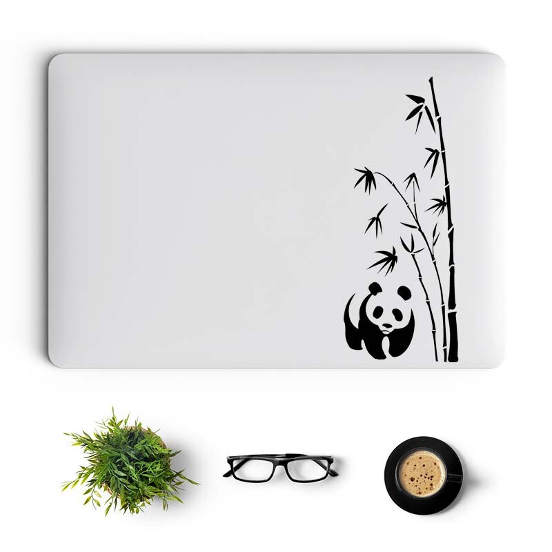 Αυτοκόλλητο Panda Bamboo Laptop for Macbook Accessories Pro 14 16 Air Retina 12 13 15 ιντσών Θήκη Mac Skin Vinyl Decal Decal Notebook