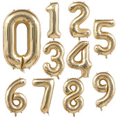 40-palcové obrovské platinové balóny s číslami, svetlo zlatý digitálny balón 1 2 3 4 5 6 7 8 9, narodeninové párty, svadobné dekorácie, Globos
