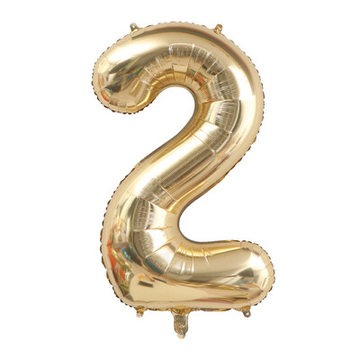 40-palcové obrovské platinové balóny s číslami, svetlo zlatý digitálny balón 1 2 3 4 5 6 7 8 9, narodeninové párty, svadobné dekorácie, Globos