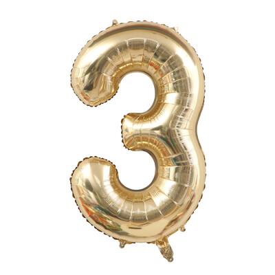 40-palcové obrovské platinové balóny s číslami, svetlo zlatý digitálny balón 1 2 3 4 5 6 7 8 9, narodeninové párty, svadobné dekorácie, Globos