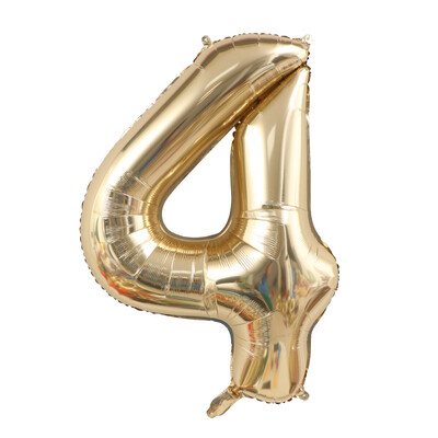 40-palcové obrovské platinové balóny s číslami, svetlo zlatý digitálny balón 1 2 3 4 5 6 7 8 9, narodeninové párty, svadobné dekorácie, Globos