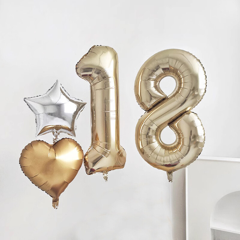 40-palcové obrovské platinové balóny s číslami, svetlo zlatý digitálny balón 1 2 3 4 5 6 7 8 9, narodeninové párty, svadobné dekorácie, Globos