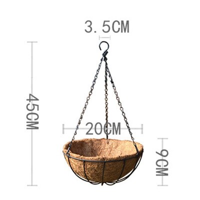 Sodinimo krepšelio rinkinys, pakabinamas gėlių vazono krepšelis ir pamušalas vidaus / lauko sodo dekoravimui, puikiai tinka namams, sodui, terasai