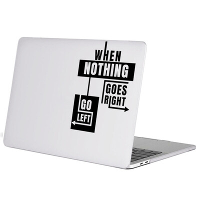 Kreatív pozitív mondás idézetek Vinyl laptop matrica Macbook Matricához 13 14 Pro Air Retina 15 hüvelykes Mac Skin iPad Notebook Decor