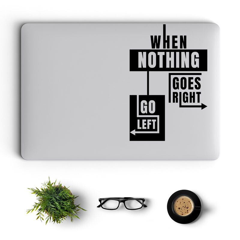 Kreatív pozitív mondás idézetek Vinyl laptop matrica Macbook Matricához 13 14 Pro Air Retina 15 hüvelykes Mac Skin iPad Notebook Decor