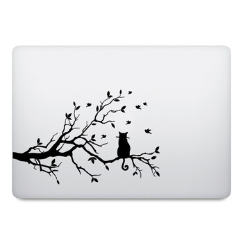 Αυτοκόλλητο Laptop Vinyl Decal με θέα Cat για Apple Macbook 13 14 Pro Air Retina Mac Skin HP Lenovo Notebook Fashion Art Decor