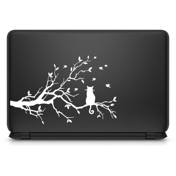 Αυτοκόλλητο Laptop Vinyl Decal με θέα Cat για Apple Macbook 13 14 Pro Air Retina Mac Skin HP Lenovo Notebook Fashion Art Decor