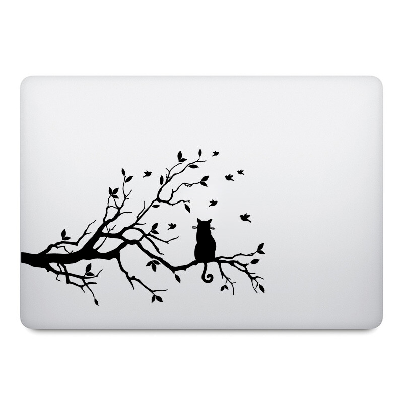 „Apple Macbook 13 14 Pro Air Retina Mac Skin“ nešiojamojo kompiuterio lipdukas su vaizdu į „Cat Vinyl Decal“ lipduką „HP Lenovo Notebook Fashion Art Decor“