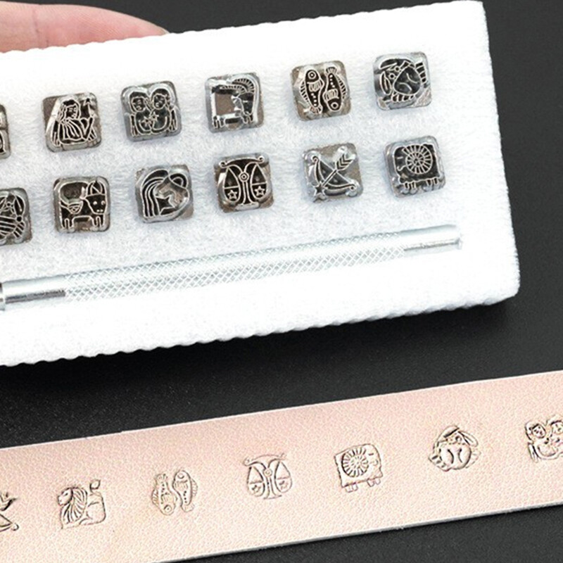 NUBECOM alati za ispis raznih uzoraka na koži, ručno rađeno stajanje, praktične rukotvorine od kože „uradi sam“, kalup za utiskivanje, alat za rezbarenje