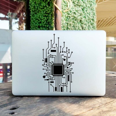 Circuit Board vinyl laptop matrica Macbook Pro 14 16 Air Retina 13 15 hüvelykes Mac borító borítóhoz HP Computer Science Notebook matrica