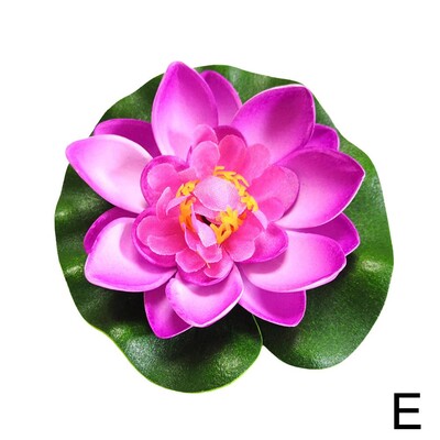 10 cm dirbtinis lotosas netikrų augalų tvenkinio dekoras Dirbtinis vandens lelija plūduriuojantis putplastis lotosas namų sode žuvų bakas netikra gėlė