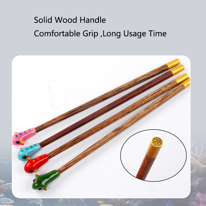 Akvárium Betta oktatópálca fából készült játékbot Aktív Egészséges Betta hal felszerelés Gyanta hal dekoráció Fish Stick ﻿Új