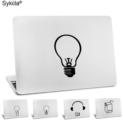 Sykiila naljepnica za Macbook Air 11 13 Pro13 15 Retina 12 Laptop Computer Vinyl Decal Black Light Skin Juice cover Art Lamp