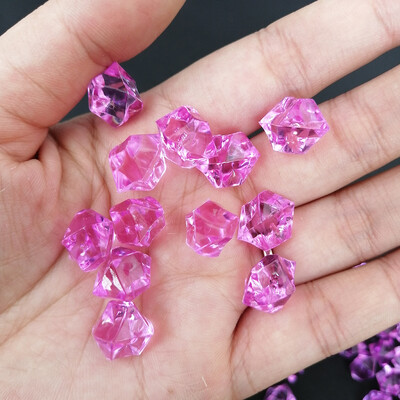 Camal 100db/zsák Színes Akvárium Akril Kövek Kristály Jégkockák Dekor Váza Töltő Kavicsos Akvárium Otthoni Dísz Táj