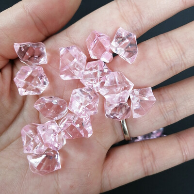 Camal 100db/zsák Színes Akvárium Akril Kövek Kristály Jégkockák Dekor Váza Töltő Kavicsos Akvárium Otthoni Dísz Táj