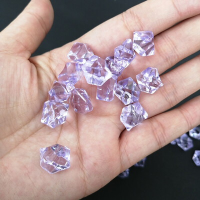 Camal 100db/zsák Színes Akvárium Akril Kövek Kristály Jégkockák Dekor Váza Töltő Kavicsos Akvárium Otthoni Dísz Táj