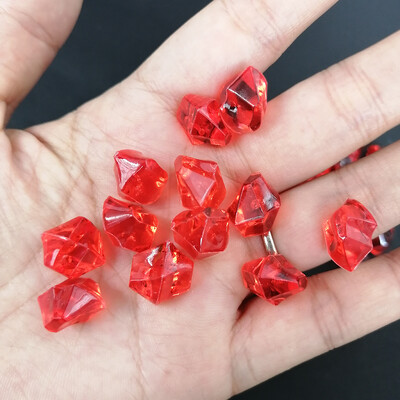 Camal 100db/zsák Színes Akvárium Akril Kövek Kristály Jégkockák Dekor Váza Töltő Kavicsos Akvárium Otthoni Dísz Táj