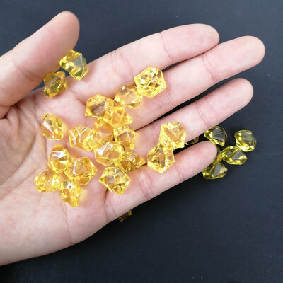 Camal 100db/zsák Színes Akvárium Akril Kövek Kristály Jégkockák Dekor Váza Töltő Kavicsos Akvárium Otthoni Dísz Táj