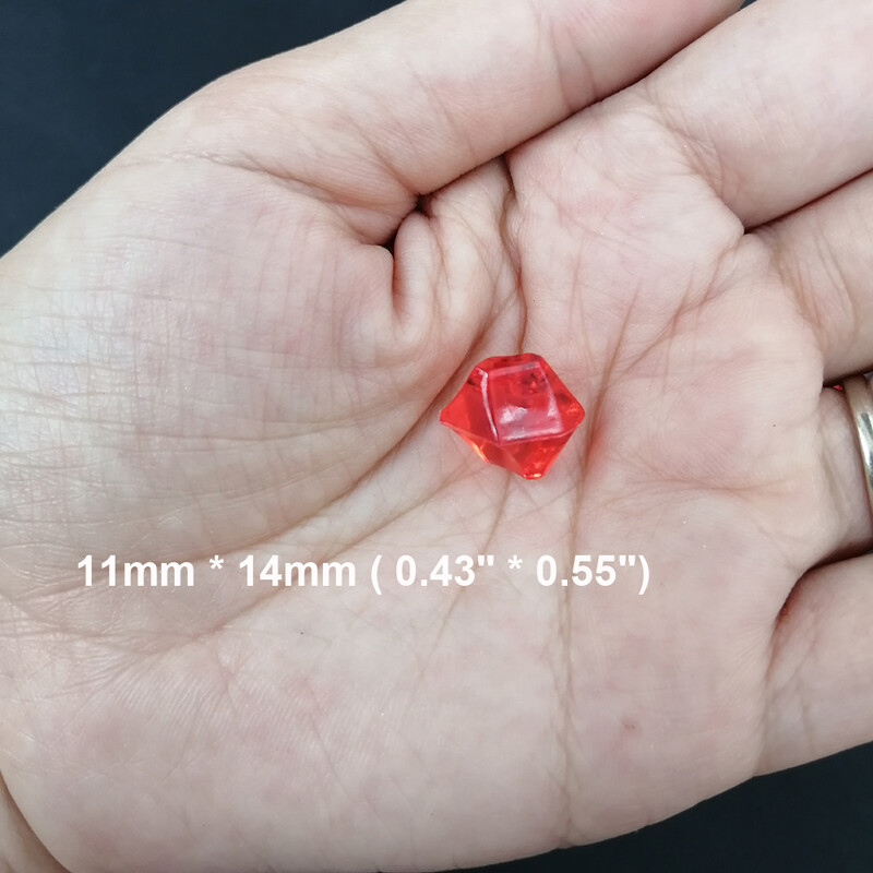 Camal 100db/zsák Színes Akvárium Akril Kövek Kristály Jégkockák Dekor Váza Töltő Kavicsos Akvárium Otthoni Dísz Táj