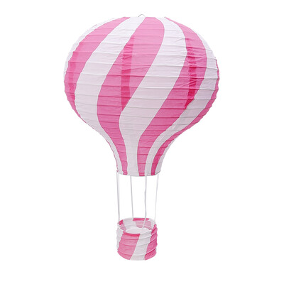 Varavīksnes karstā gaisa balons Krāsains laternas salokāms piekārts grozs Festivāla papīra laterna DIY dzimšanas dienas kāzu ballītes dekorēšana